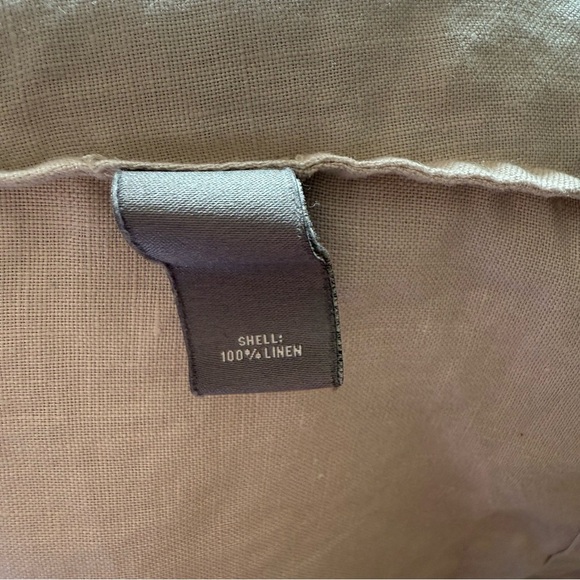 Neiman Marcus 100% Linen Button-Down Cream XL - Picture 6 of 7